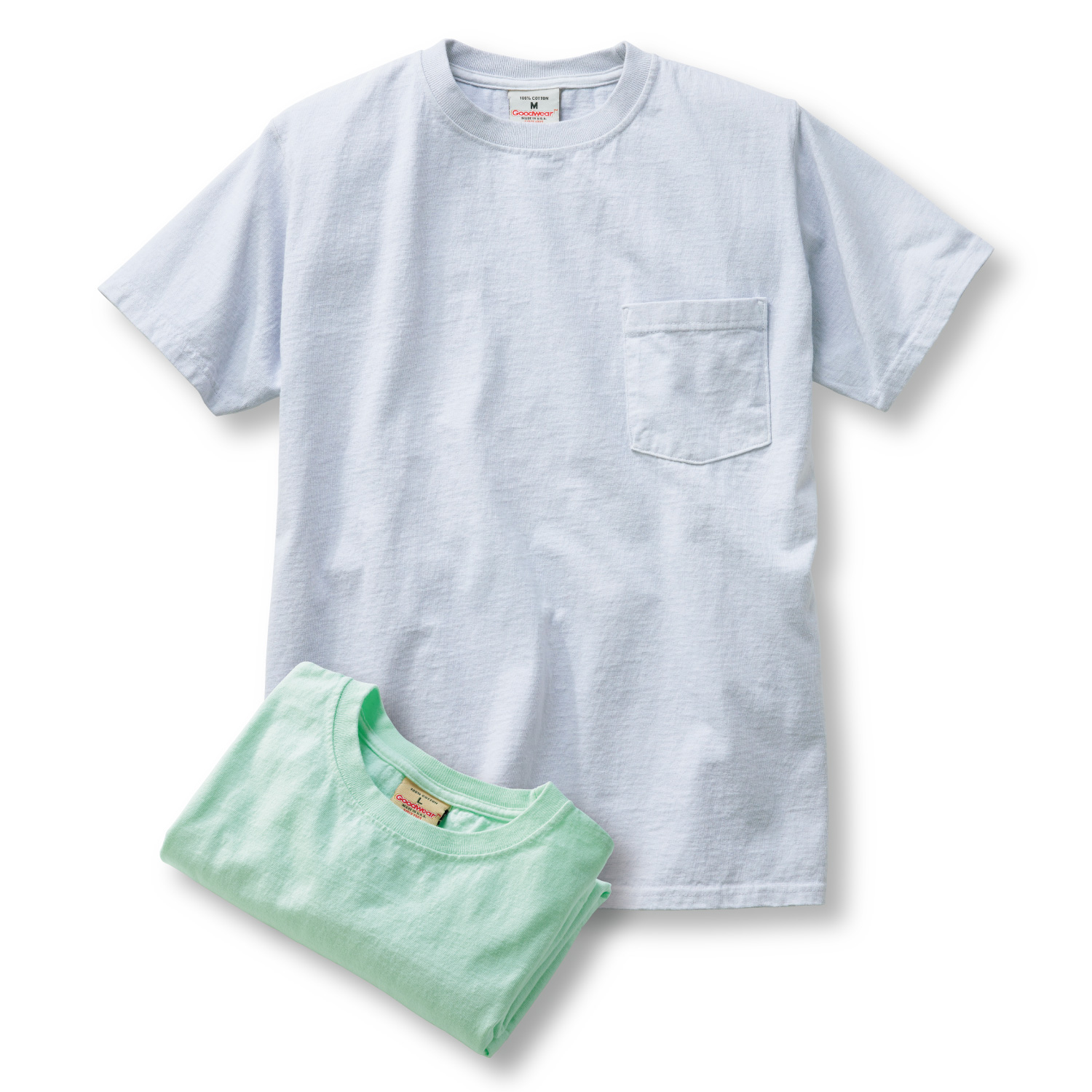 グッドウェア社 半袖クルーネックTシャツ／2色セット | ライトアップオンラインストア