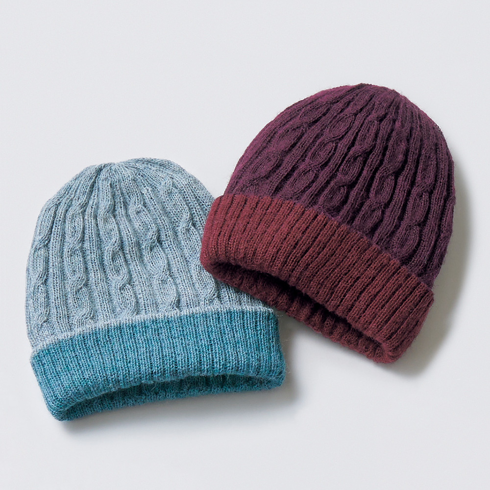 アルパカニットキャップ