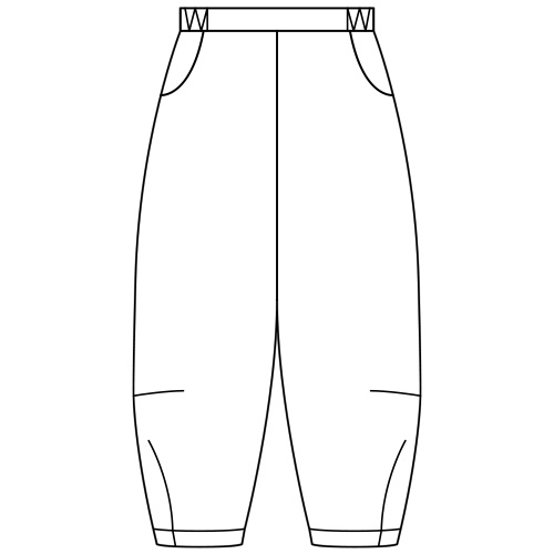 ストライプジャカードパンツ