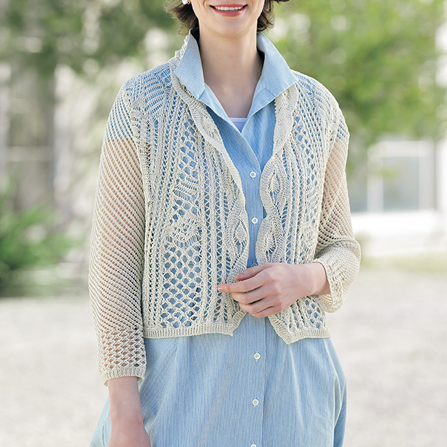 コットンストライプワンピース