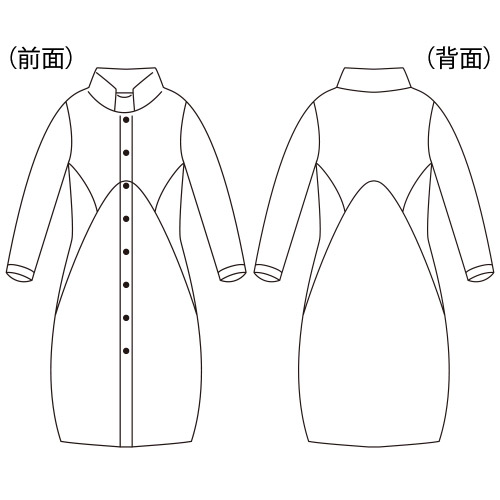 ふくふくチェックロングブラウス