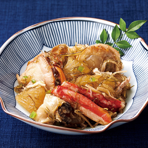 帆立海鮮松前漬