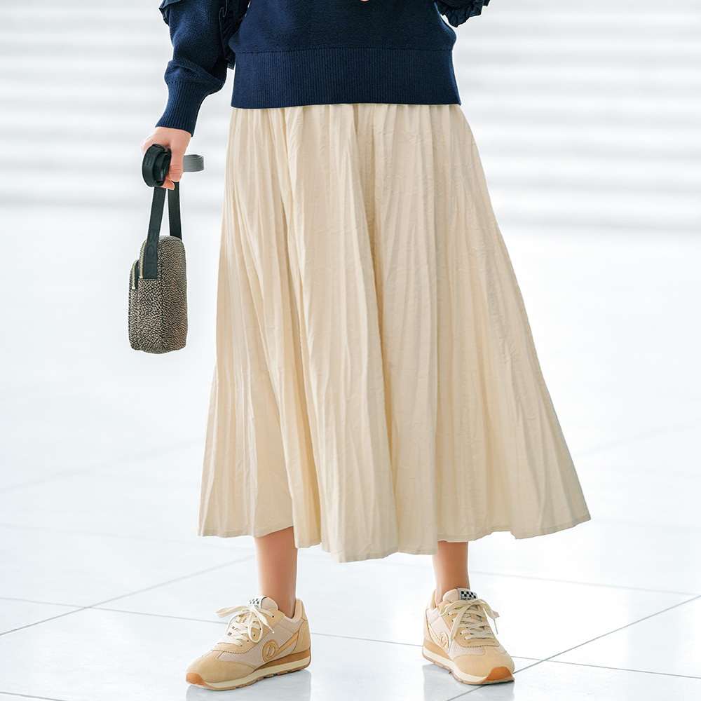 コーデュロイフレアースカート