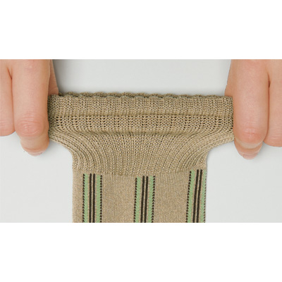 リッチェル編みストライプソックス／4色セット