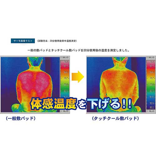接触冷感タッチクール敷きパッド