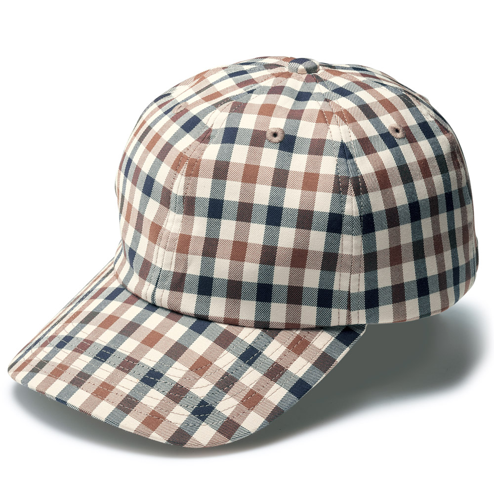 クラブチェックキャップ