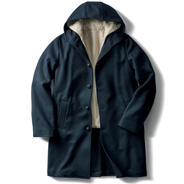 ライトメルトンウールコート