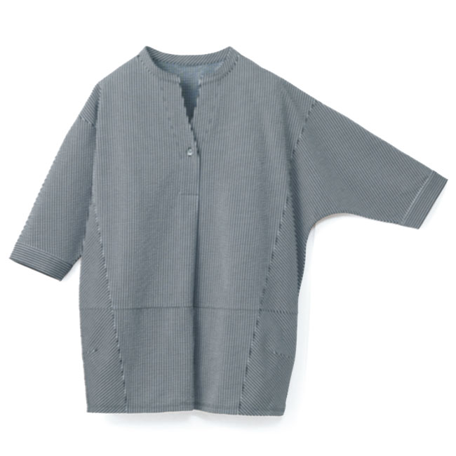 クールマックス･ゆったりチュニック／シルクコラーゲン加工
