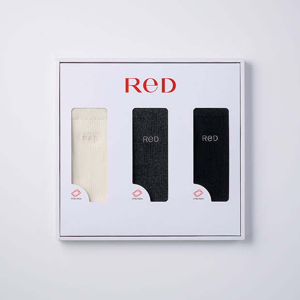 ソックス3色セット／23－25センチ