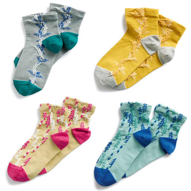 コットン混ソックス／4種セット