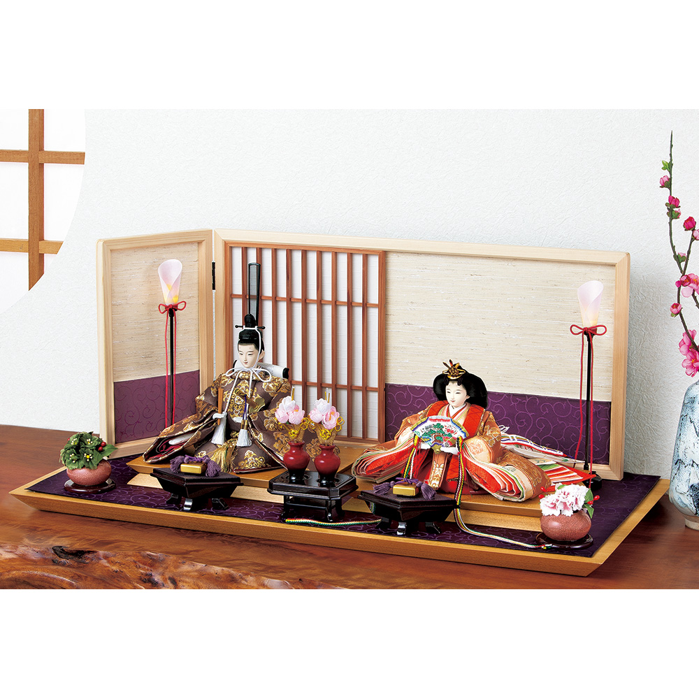 正絹名物裂衣裳着／親王飾り
