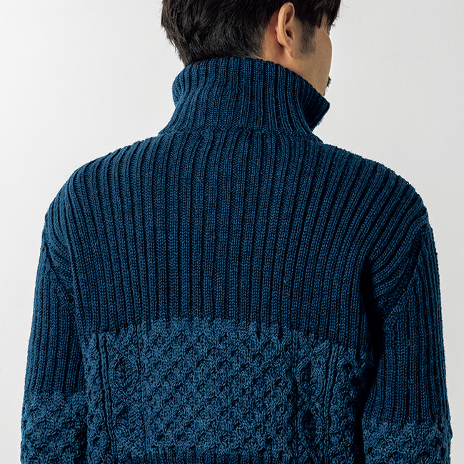 ブリティッシュウール･バイカラーカーディガン