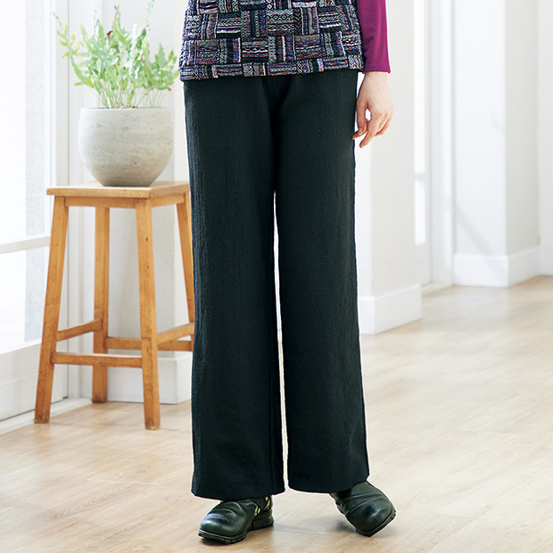 ウールゆったりパンツ