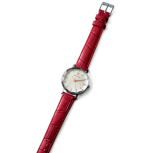 ダイアモンドカットケース･ウオッチ／レザーベルト