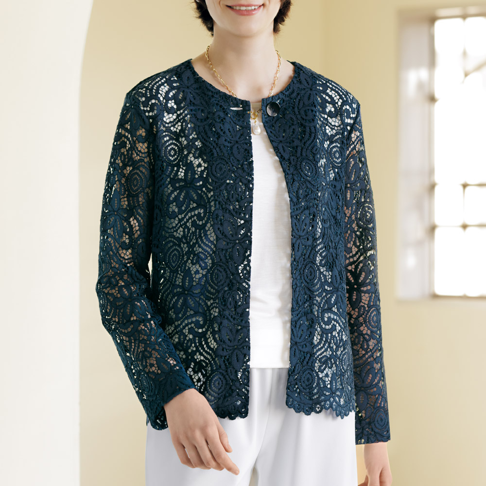 総レースジャケット