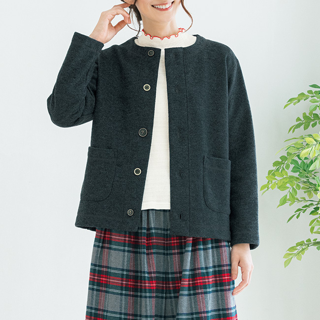 テレコハイネックプルオーバー