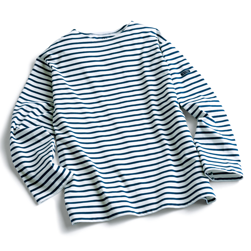 ロングスリーブHHマリンボーダーボートネックティー