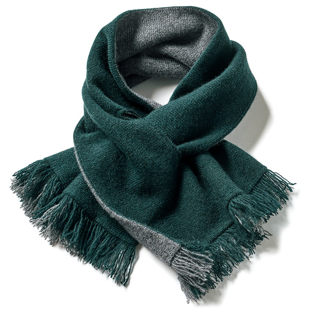 洗える･コンパクトカシミヤマフラー