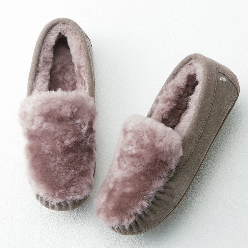 シープボア使いデザインシューズ