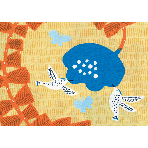 kata kataルームウェア／婦人用／はちどり柄