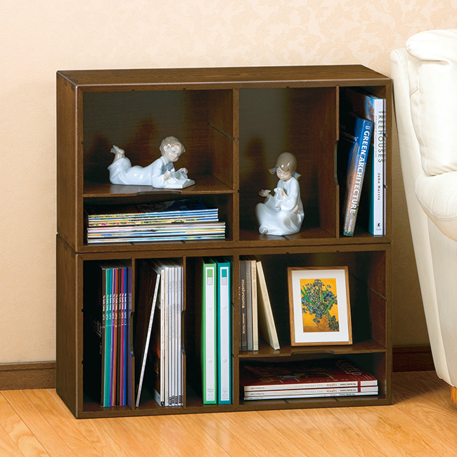 タテ・ヨコ両用マガジンラック