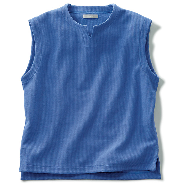 鹿の子ジャージー･プルオーバーベスト