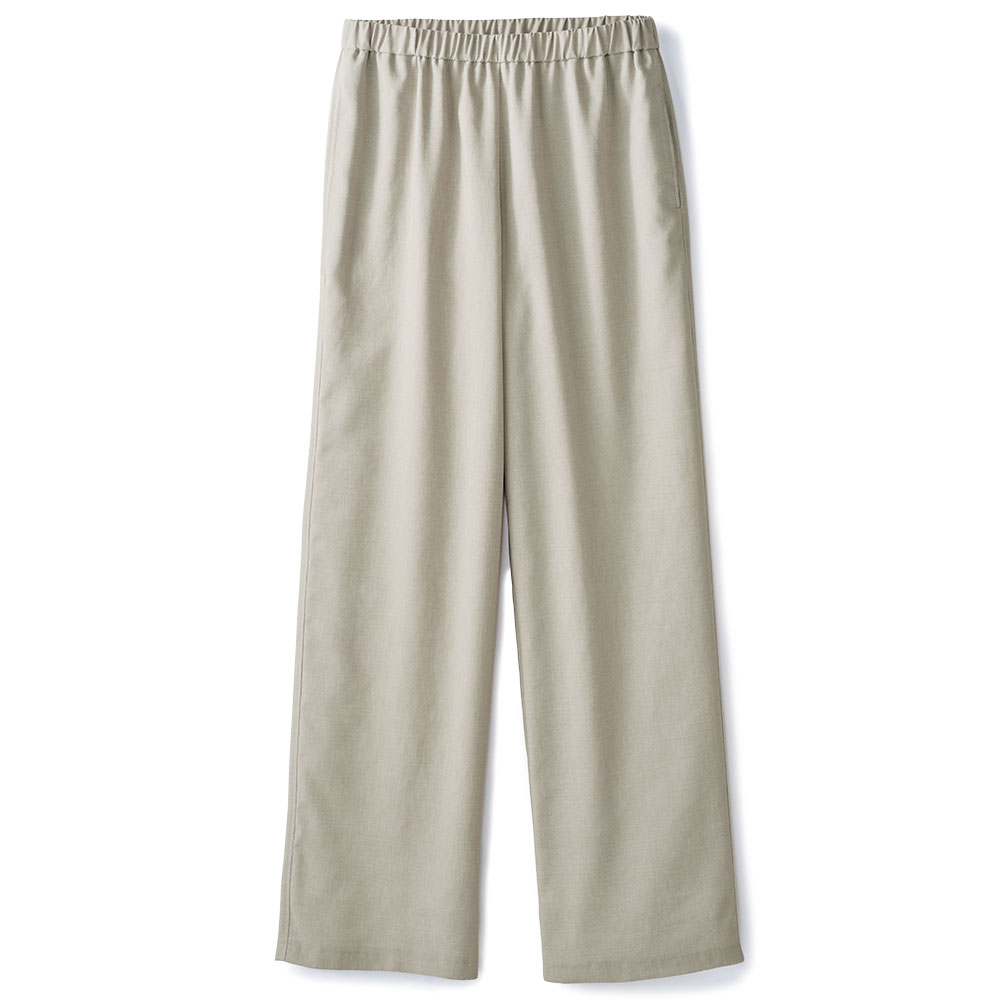 麻混イージーパンツ