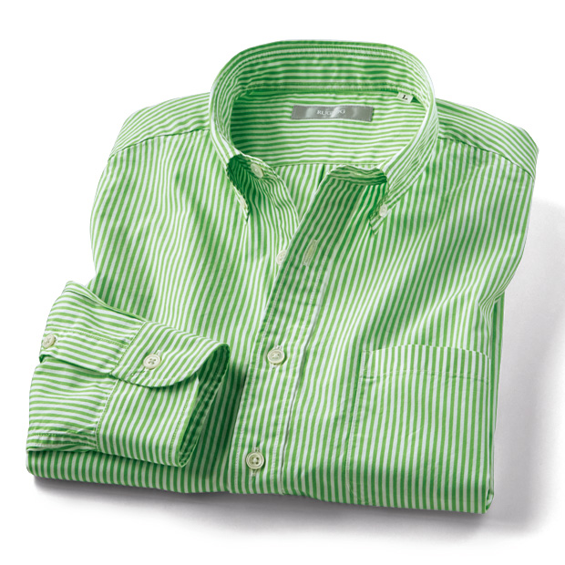 ロンドンストライプ長袖シャツ