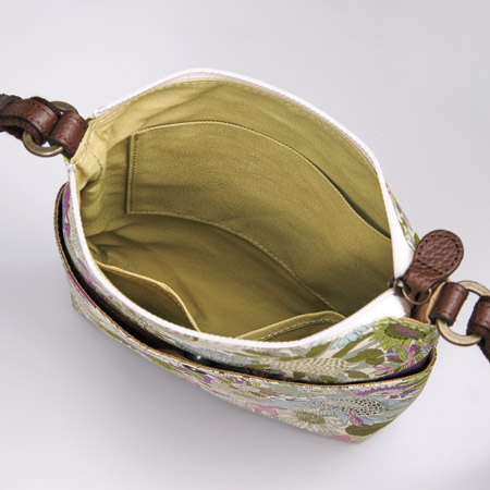 リバティプリント生地で作ったポシェット