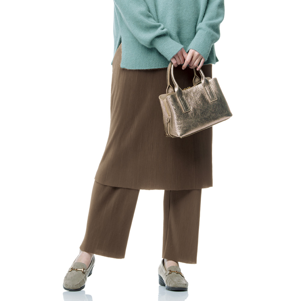 プリーツジャージーパンツ＆スカート