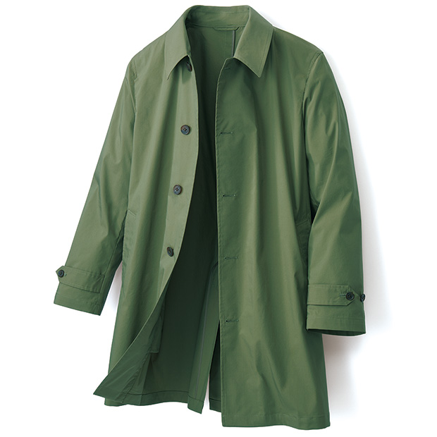 撥水軽量･ストレッチステンカラーコート