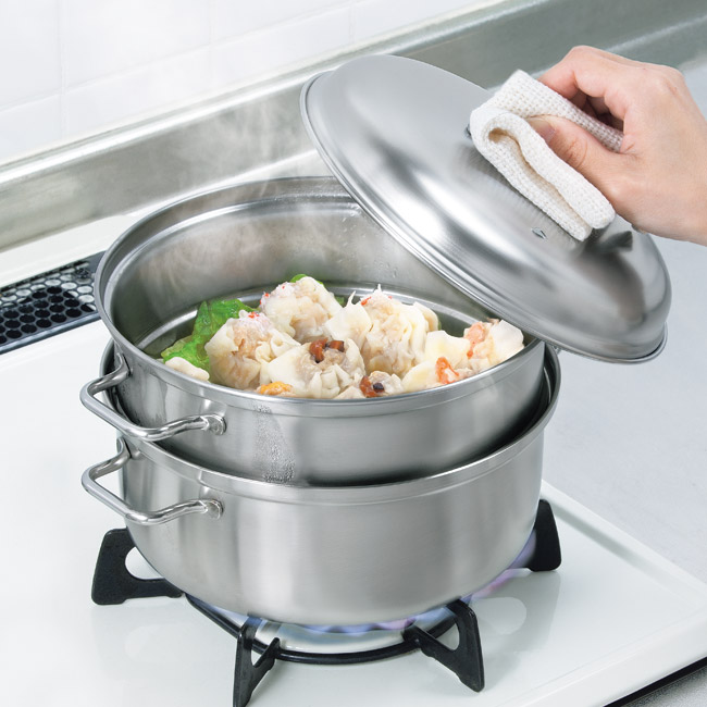 スチーマー20cm／蒸し布セット