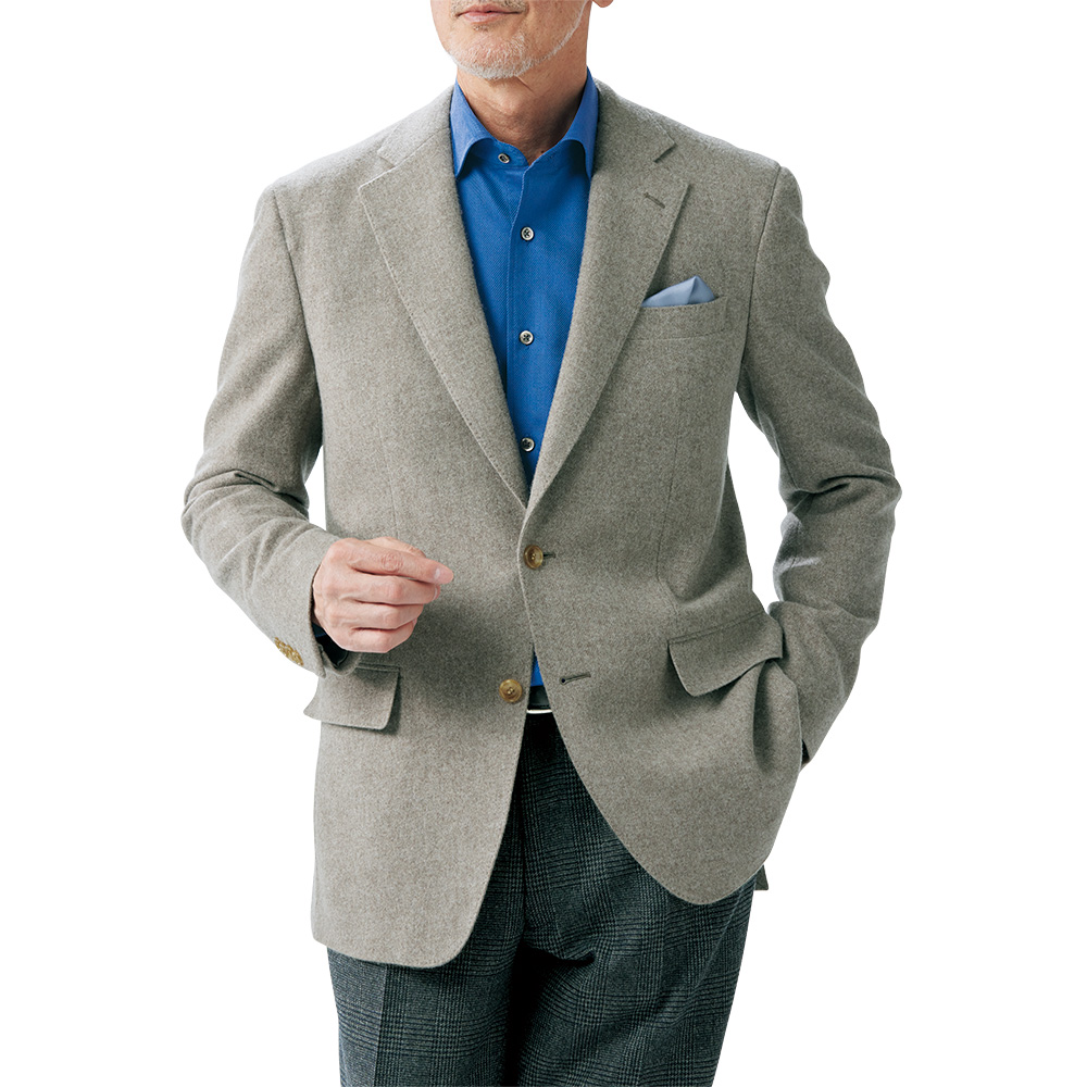 軽良タスマニアラムウールジャケット