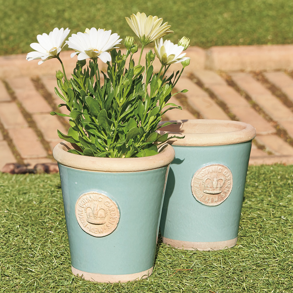 最終価格 英国キューガーデン 植木鉢カバー 鉢カバー ホワイト