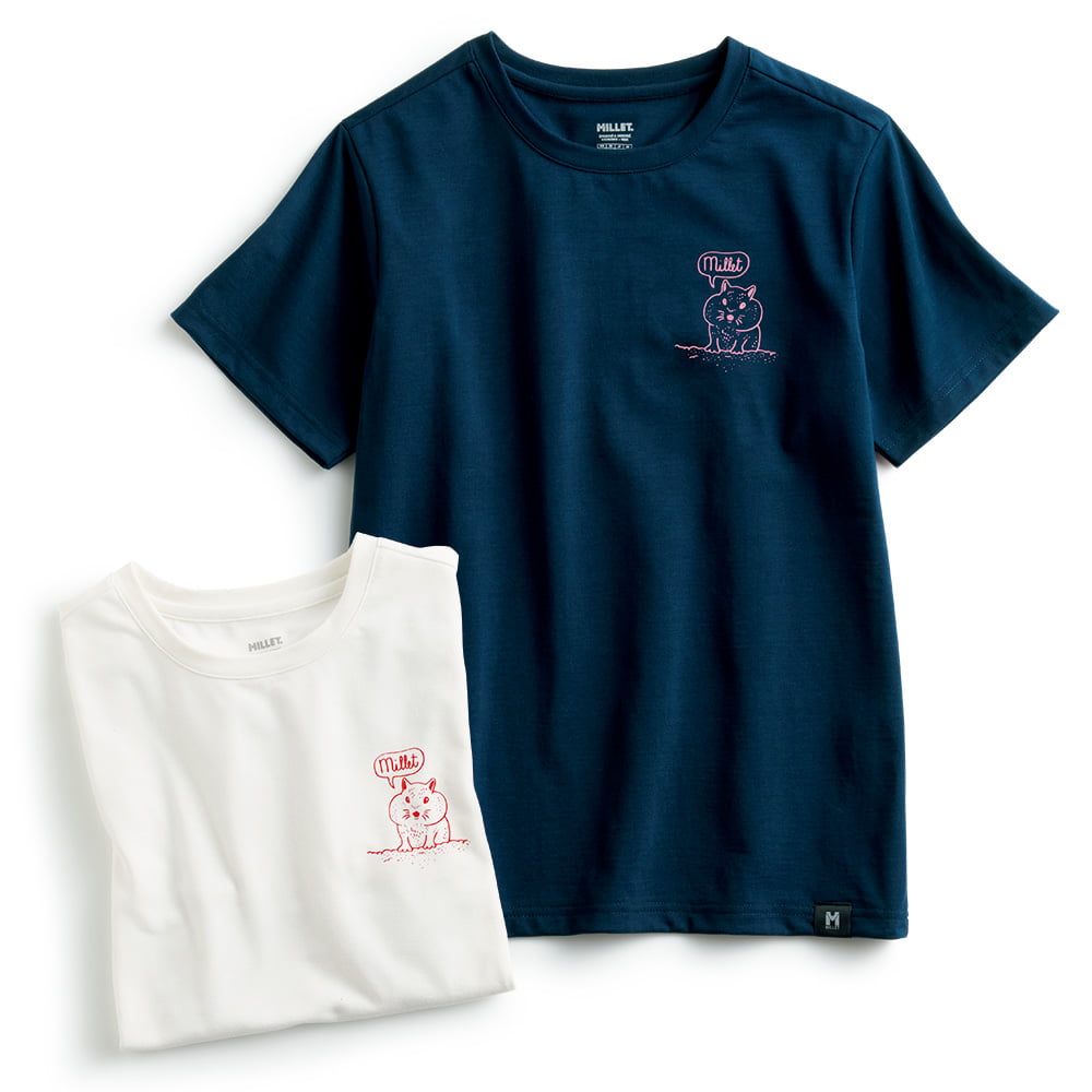 UVカット･リス柄Tシャツ／2色セット