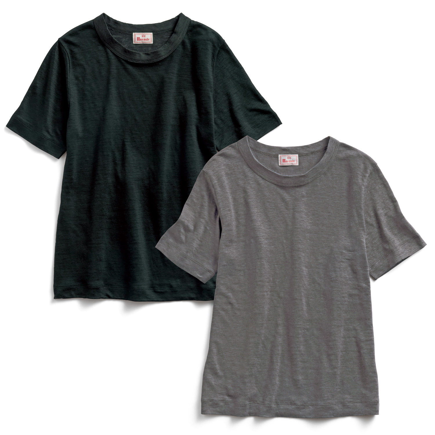 ベルギーリネン･半袖Tシャツ／2色セット