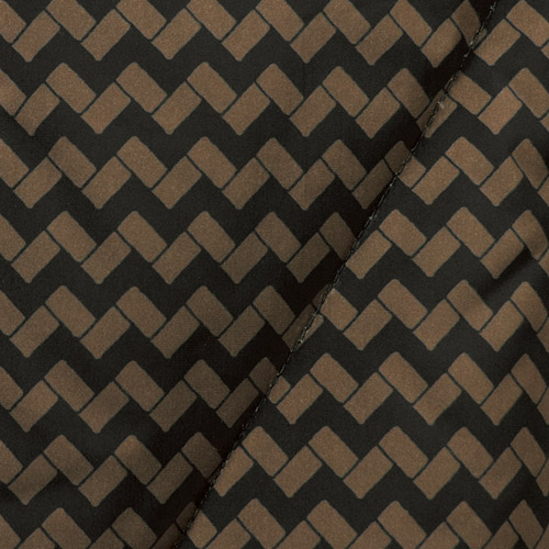 プリントダウンジャケットコート