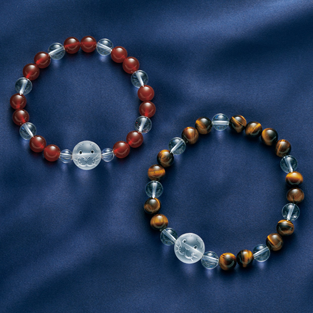 猫の水晶ブレスレット