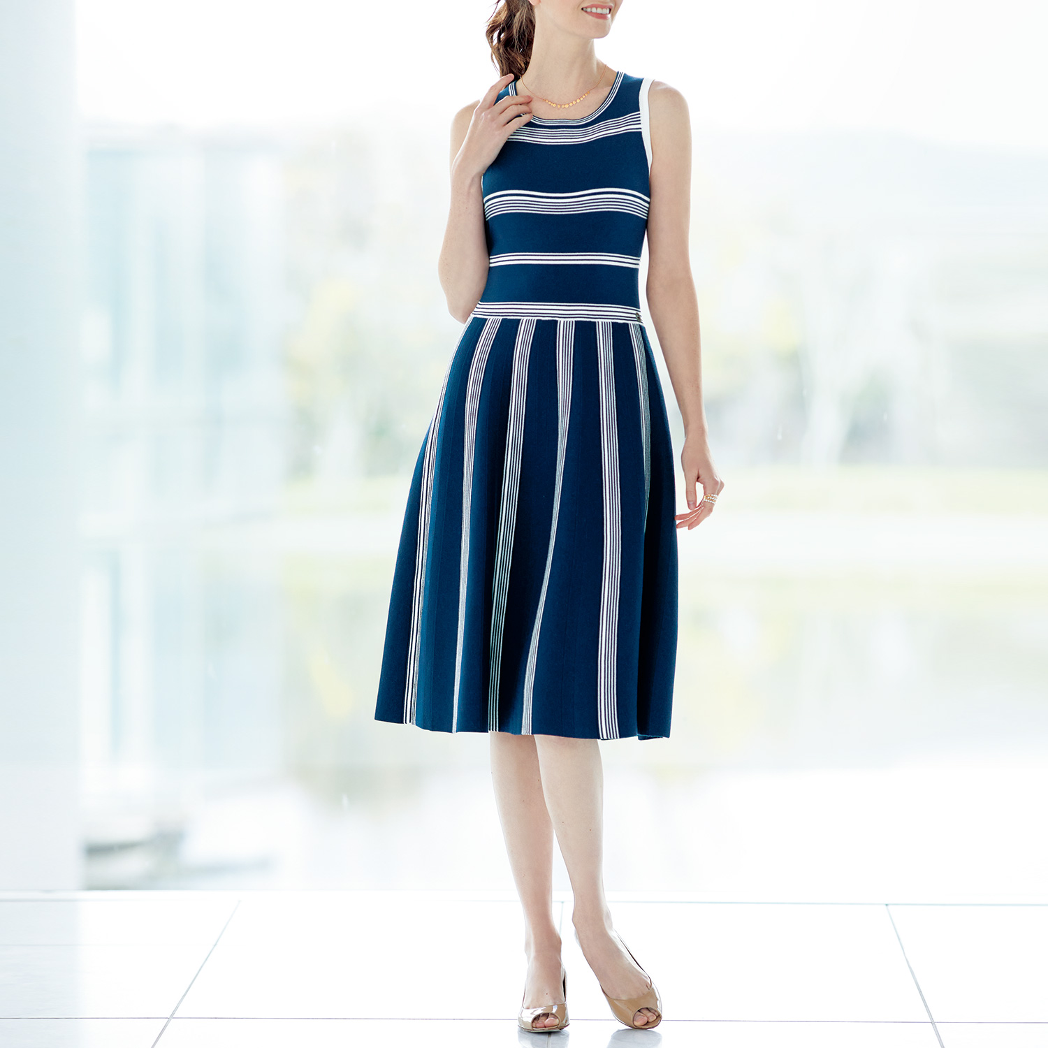 アンドレ マウリッチ コットンニットワンピース ライトアップオンラインストア