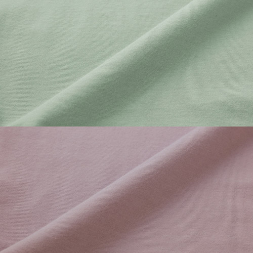 ベントクールハイネック七分袖チュニックTシャツ/2色セット