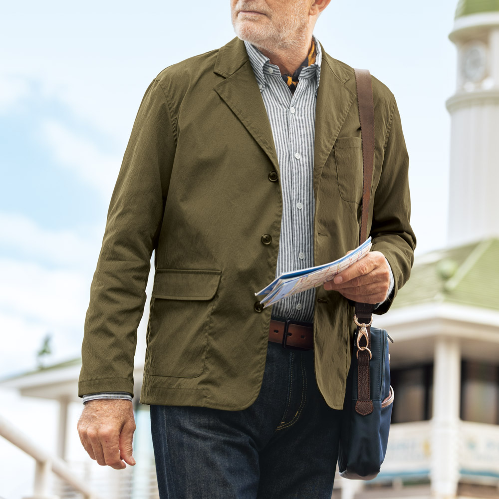 吸汗速乾･ストレッチ軽量ジャケット