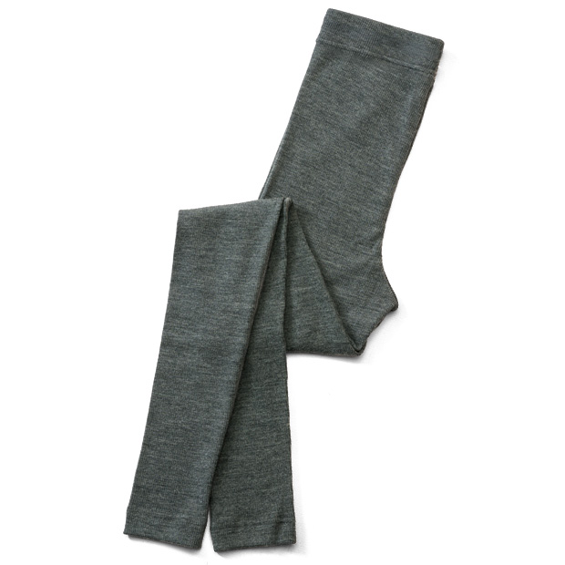 メリノウール･リブ編みレギンス