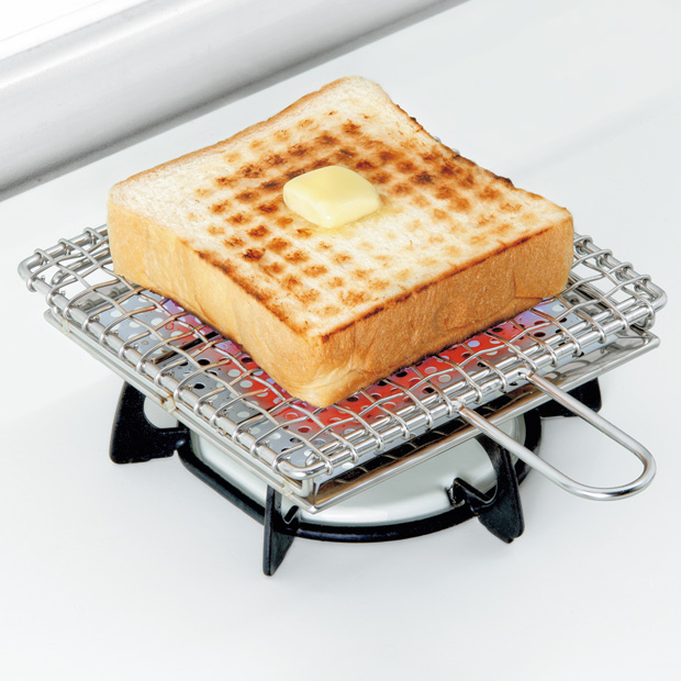 手付きセラミック付き焼き網（小）