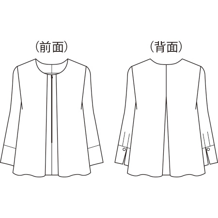 洗える重ね着風プルオーバー