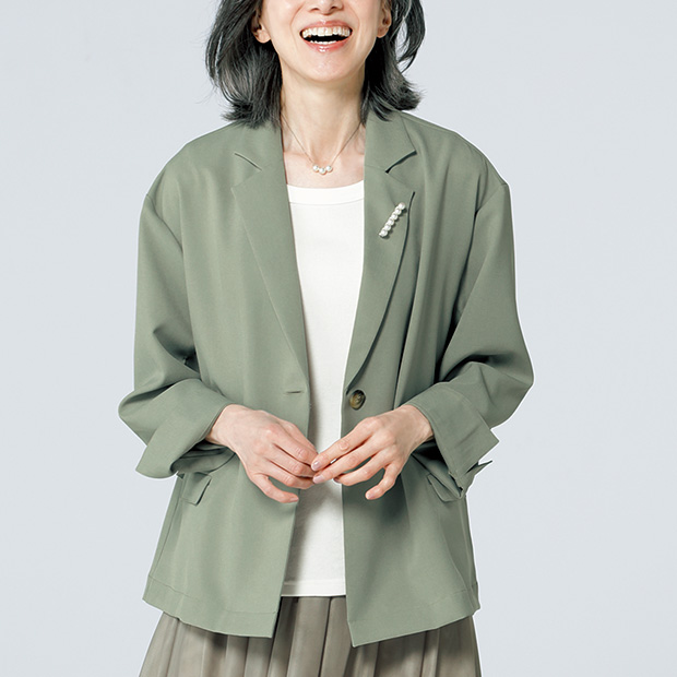 ドロップショルダージャケット