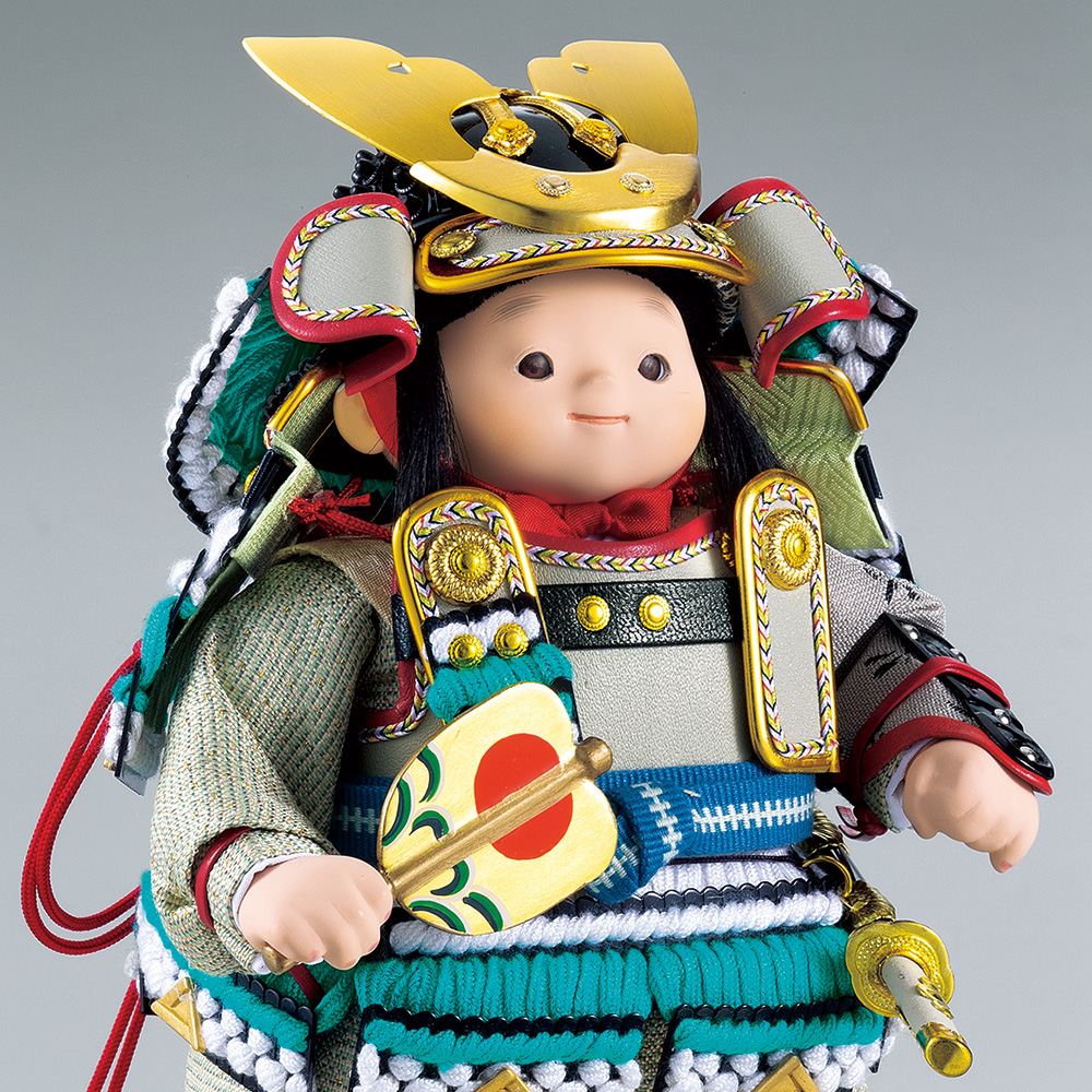 正絹鎧着大将飾り