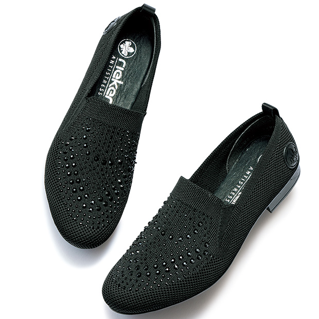 3E･ラインストーンスリップオン