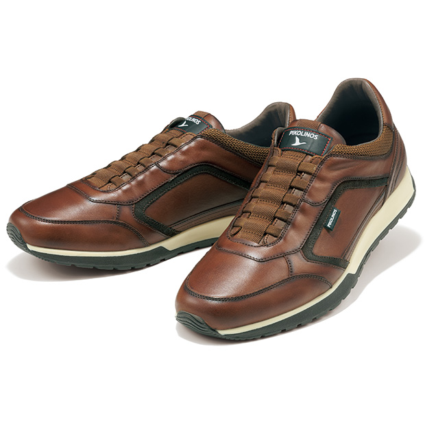 3Eアウトルシドレザー･ゴム紐シューズ