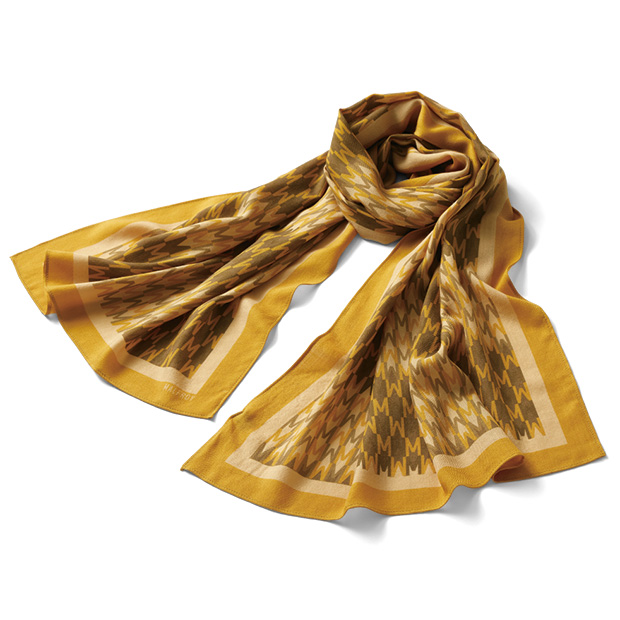 ウールシルクツイルストール