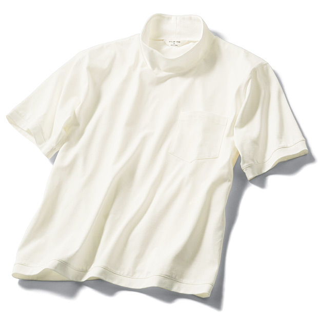 ハイネック･ショートスリーブTシャツ